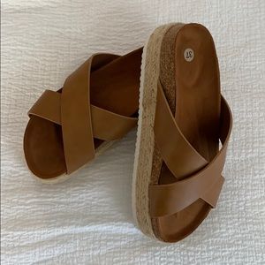 Women’s Platform Espadrilles Slide Sandals